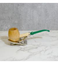 The Zenon Maple Hardwood Apple Diplomat Bent Fishtail Pipe